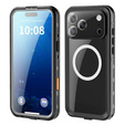 Case for iPhone 17 Pro Max, IP68 waterproof, SHELLBOX MagSafe, black