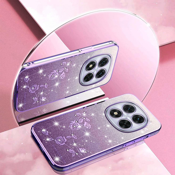 Glitter Flower case for Xiaomi Redmi Note 15 5G / Poco M8 5G