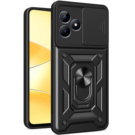 Case for Realme C51, CamShield Slide, black