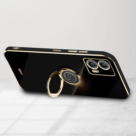 Case for Motorola Moto G53 5G, Electro Ring, black