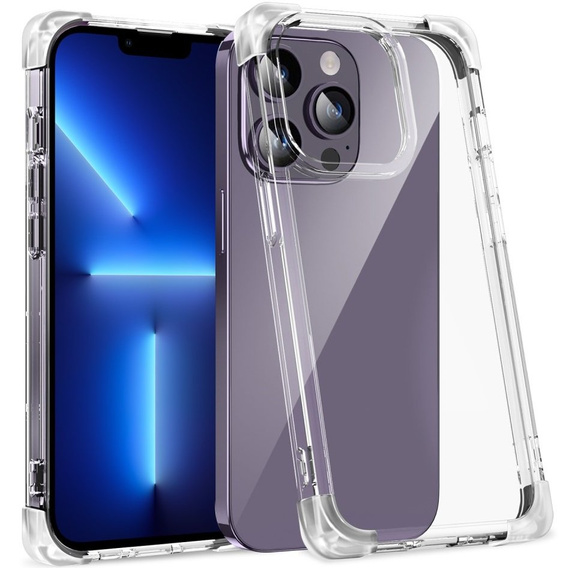 Case for iPhone 13 Pro Max, ERBORD CornerShield, transparent