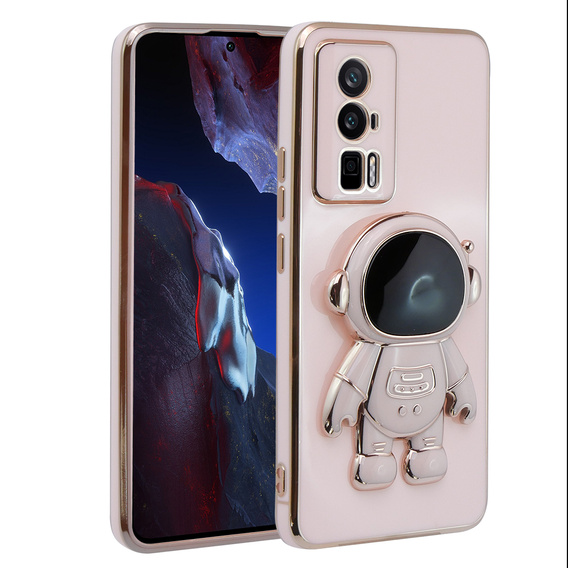 Case for Xiaomi Poco F5 Pro, Astronaut, pink