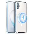 Camera Protection Case for Samsung Galaxy Note 10+ Plus, CamShield MagSafe, transparent / blue