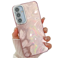 Case for Samsung Galaxy A36 5G / A56 5G, Feather, pink