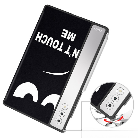 Case for Lenovo Yoga Tab Plus, Smartcase, don't touch me