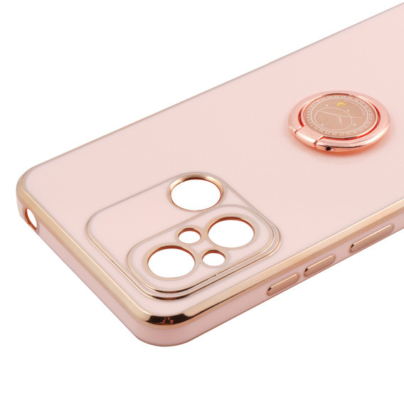 Case for Xiaomi Redmi 12C, Electro Ring, pink rose gold