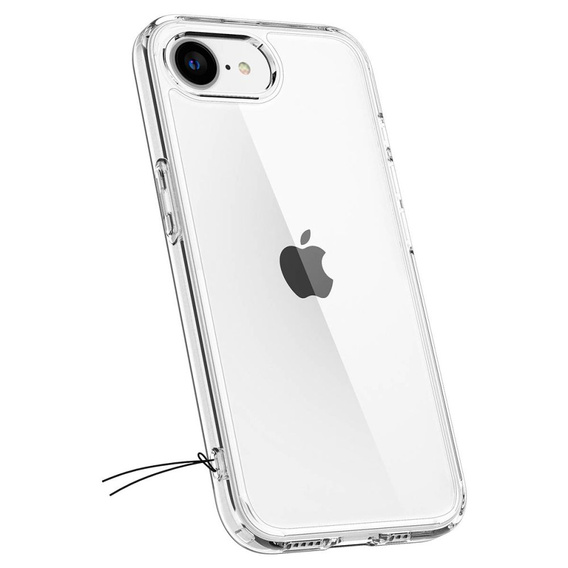 Spigen case for iPhone 16E, Ultra Hybrid, transparent + 9H Tempered Glass