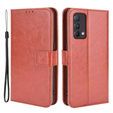 Flip case for Realme GT Master, Crazy Horse Wallet, brown