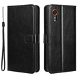 Flip case for Samsung Galaxy Xcover 7, Crazy Horse Wallet, black