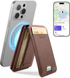 Magnetic wallet with location, NFC and cradle for iPhone 16 Pro