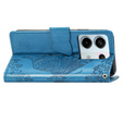 Flip case for Xiaomi Redmi Note 13 Pro 5G, Butterfly, blue