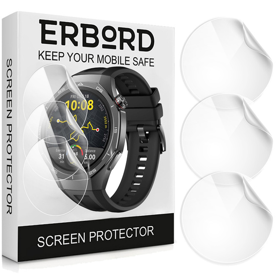 3x ERBORD hydrogel film for Huawei Watch GT 5 Pro 46mm