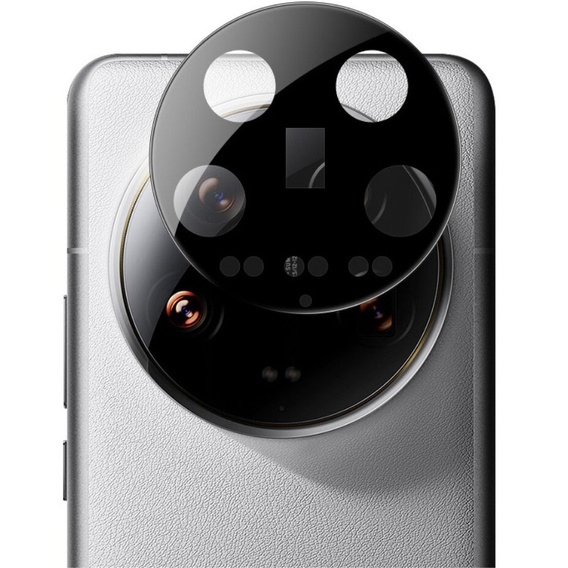 Tempered Camera Glass for Xiaomi 14 Ultra, black