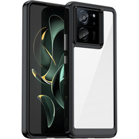 Case for Xiaomi 13T / 13T Pro, Fusion Hybrid, transparent / black