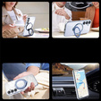 Magnetic Case for Samsung Galaxy S25+ Plus, for MagSafe, blue