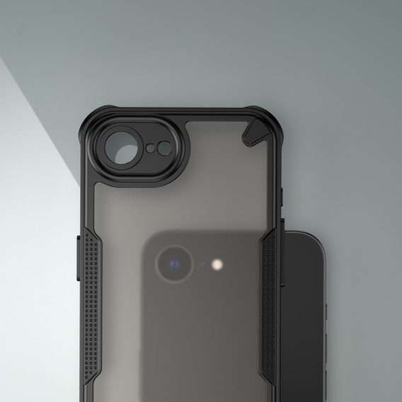 Case for Iphone 16E, Armor Frosted Case, black