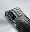 Armored case for Samsung Galaxy A15, Dexnor Full Body (Two Frames), black