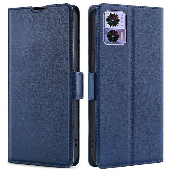 Flip case for Motorola Edge 30 Neo 5G, Wallet Thin Magnet, dark blue