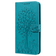 Flip case for Motorola Moto G22, tree, blue
