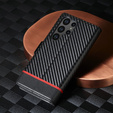 Flip case for Samsung Galaxy S23 Ultra, Carbon LC.IMEEKE, black