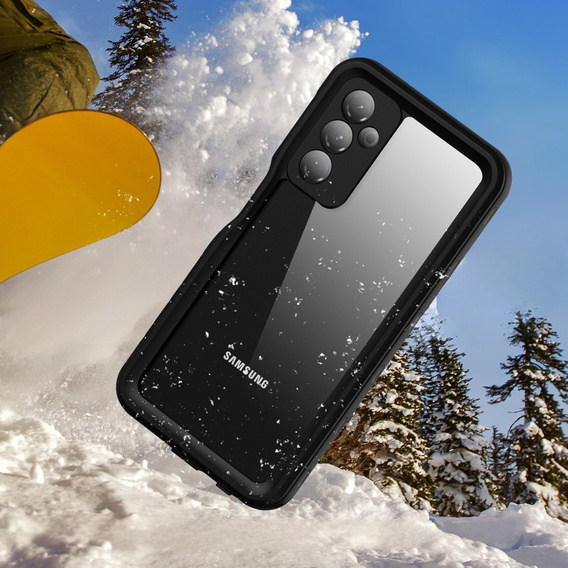 IP68 Waterproof Case for Samsung Galaxy A25 5G, Redpepper, black