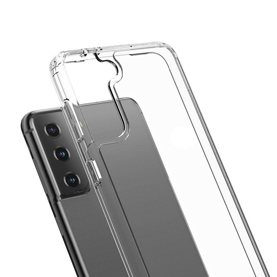 Case for Samsung Galaxy S21+ Plus, Fusion Hybrid, transparent