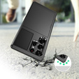 Case for Samsung Galaxy S23 Ultra, Sliding Card Holder, black