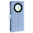 Flip case for Honor Magic5 Lite, Wallet Zipper Pocket, blue