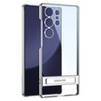 Case for Samsung Galaxy S25 Ultra, GKK Kickstand Hard Case, silver