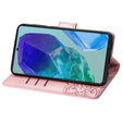 Flip case for Samsung Galaxy A16, Butterfly, pink rose gold