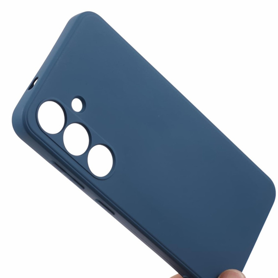 Case for Samsung Galaxy S24+ Plus, Silicone Lite, blue