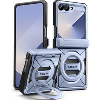 Tongate MECH case with MagSafe for Samsung Galaxy Z Flip7 FE / Z Flip6, blue