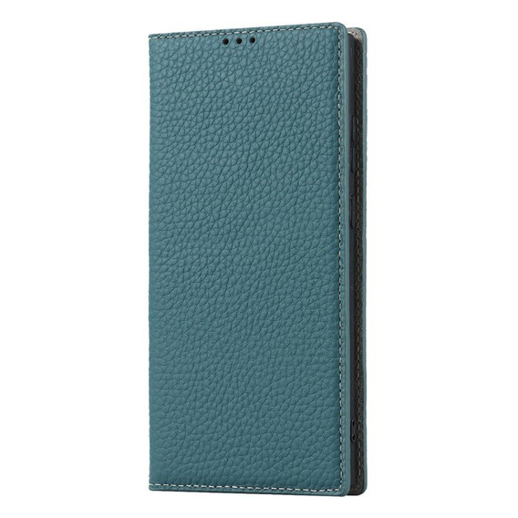 Leather case for Samsung Galaxy S23 Plus, ERBORD Grain Leather, blue