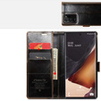 CASEME flip case for Samsung Galaxy Note 20 Ultra, Waxy Textucoffee, coffee
