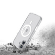 ERBORD Case with MagSafe for iPhone 16, active button, transparent + Screen Glass