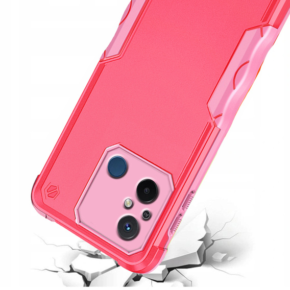 Armored case for Xiaomi Redmi 12C, Dual-Layer, pink