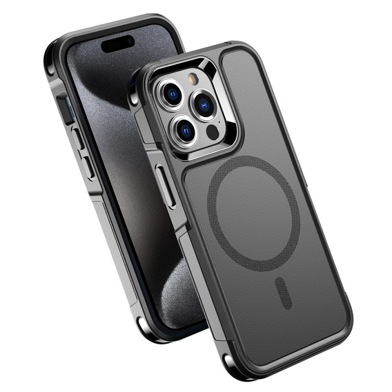 Case for iPhone 15 Pro Max, MagForce MagSafe, black