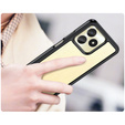 Case for Realme C51, Fusion Hybrid, transparent / black