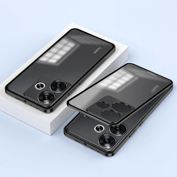 1 x Case for Xiaomi Poco F6, Frame Case, black