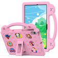 Children's case for Lenovo M10 X306 2 Gen / M10 Plus TB-X606 10.3 / Samsung Tab A 10.1 T510/515 / K10 X6C6, Cute Patterns, with stand, pink