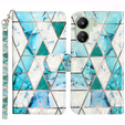 Flip case for Xiaomi Redmi 13C / Poco C65, Wallet, Marble green