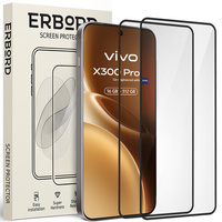 2x ERBORD 3D tempered glass for Vivo X300 Pro