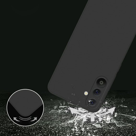 Case for Samsung Galaxy A36 5G, Silicone Lite, black