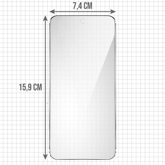 ERBORD Anti-Spy privacy tempered glass (2 pcs) for Xiaomi Poco F8 Ultra