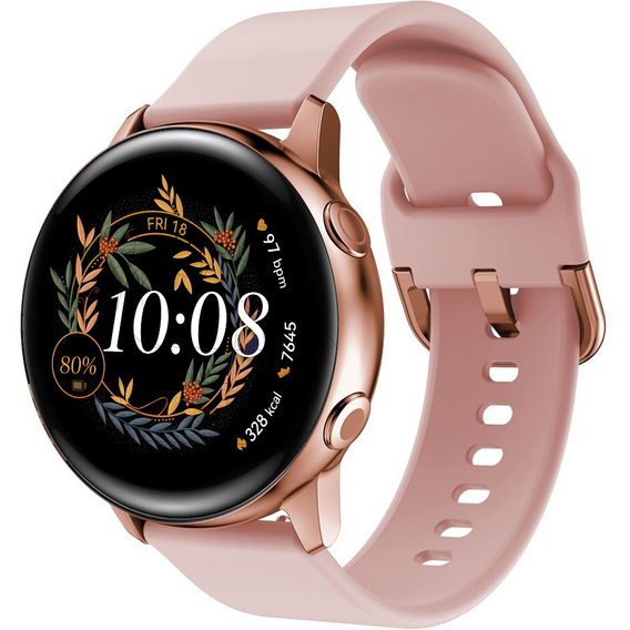 Silicone strap 20mm, Pink