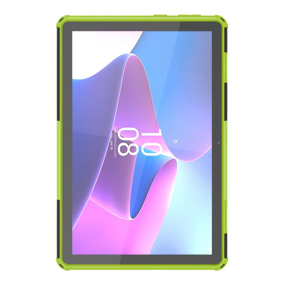 Case for Lenovo Tab M10 10.1 Gen 3, Tire Armor, black / green