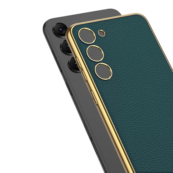 Case for Samsung Galaxy S24, GKK Leather, green