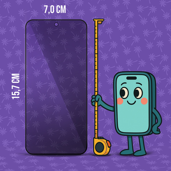 Shy Palm Privacy Tempered Glass for Xiaomi Redmi Note 14 5G