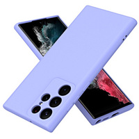 Case for Samsung Galaxy S23 Ultra, Silicone Lite, purple
