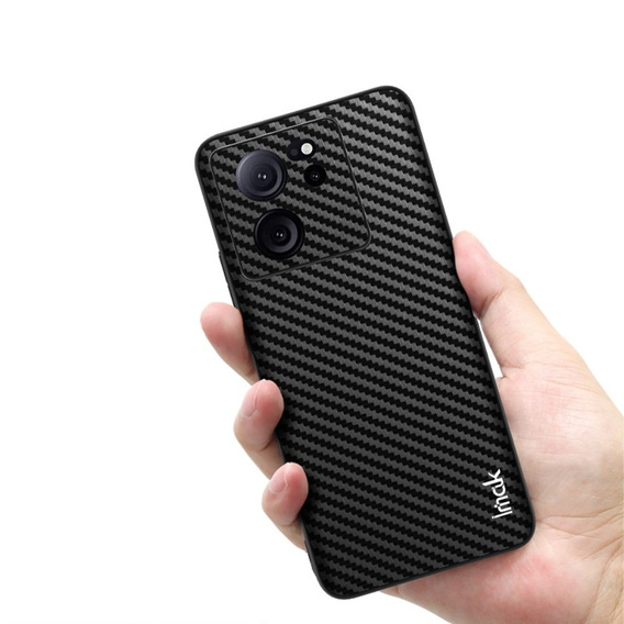 IMAK Case for Xiaomi 13T/13T Pro, LX-5 Series, Carbon, black